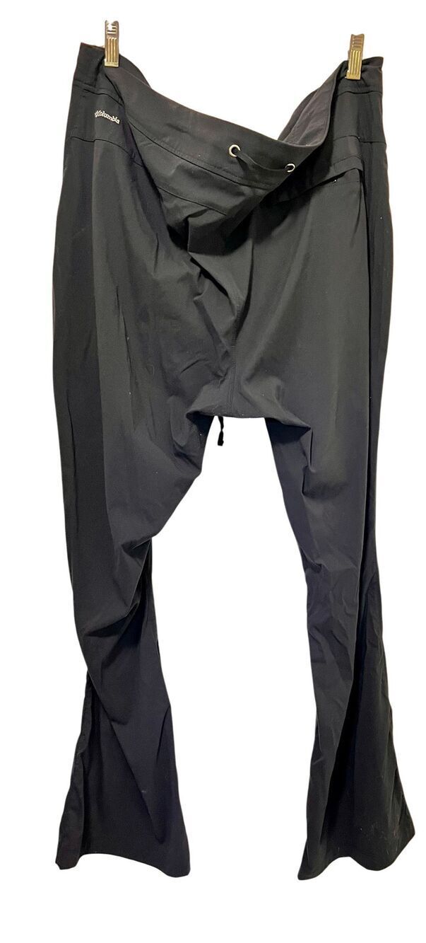 Columbia Omni Shield Advanced Repellency Pants Black Stretch Womens Size 20W